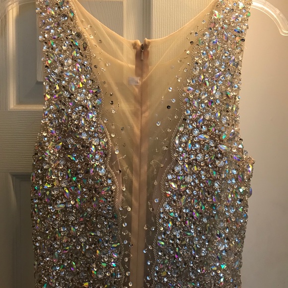 Beaded Red Prom/Formal Dress - Picture 4 of 6